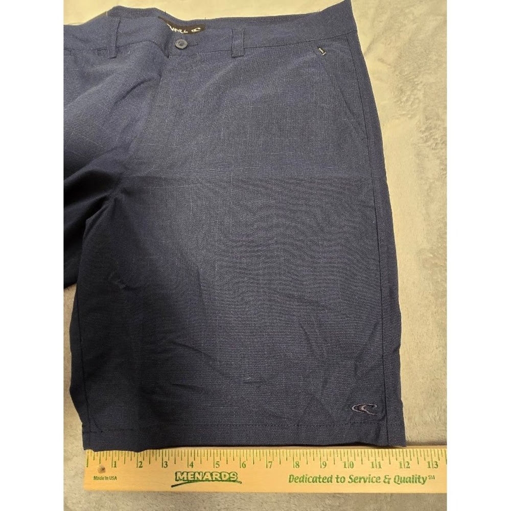 O'Neill Mens Hybrid Shorts Navy Blue Textured 40 Stretch Casual Beach NEW 792 - Picture 4 of 8